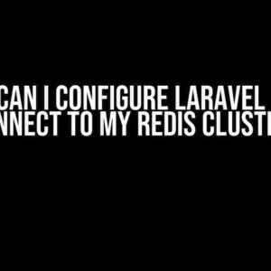 How can I configure Laravel 11 to connect to my Redis cluster?