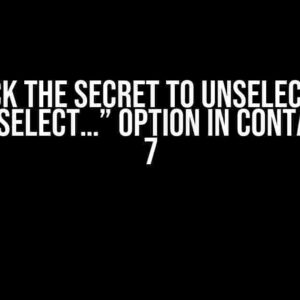 Unlock the Secret to Unselectable “Please Select…” Option in Contact Form 7